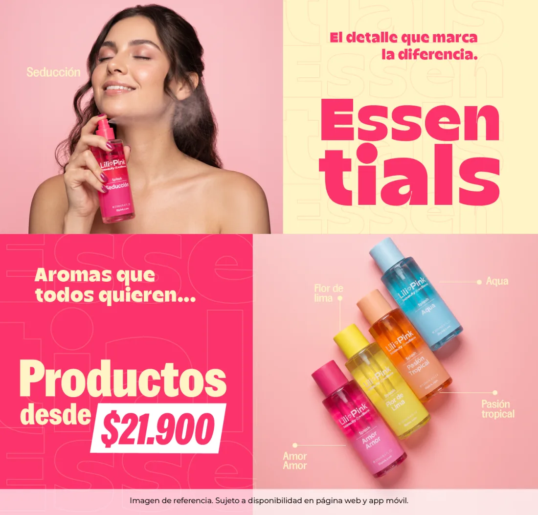 esencial cremas y splash